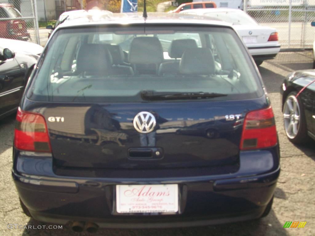 2003 GTI 1.8T - Indigo Blue Metallic / Black/Gray photo #18