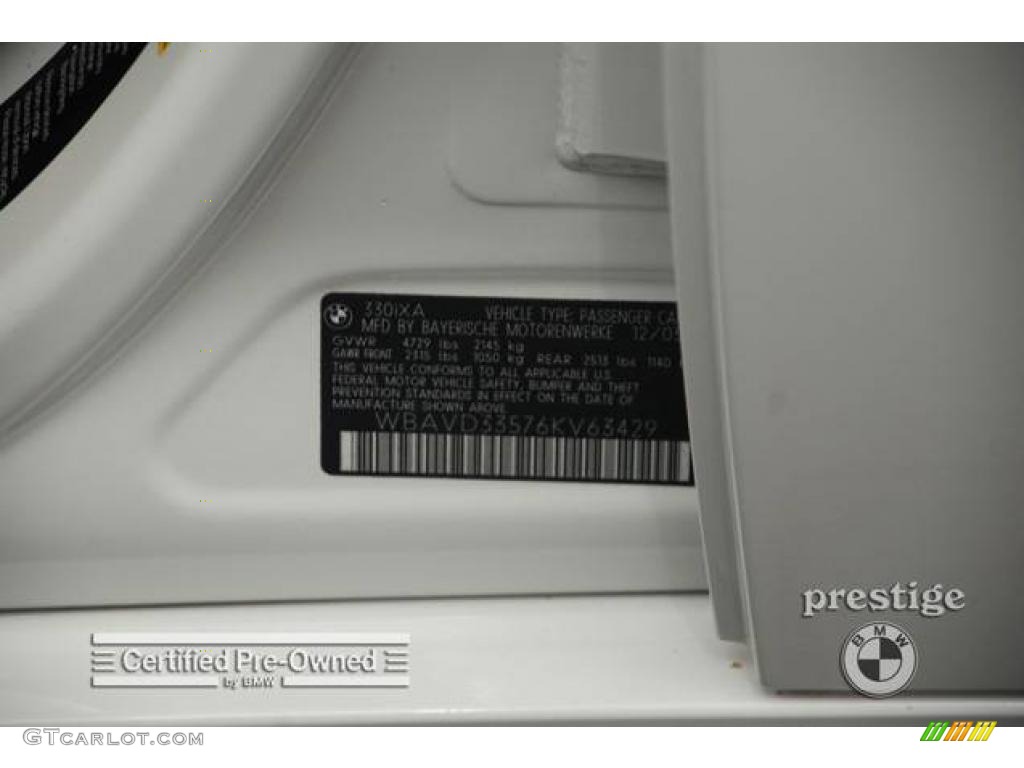 2006 3 Series 330xi Sedan - Alpine White / Terra/Black Dakota Leather photo #11