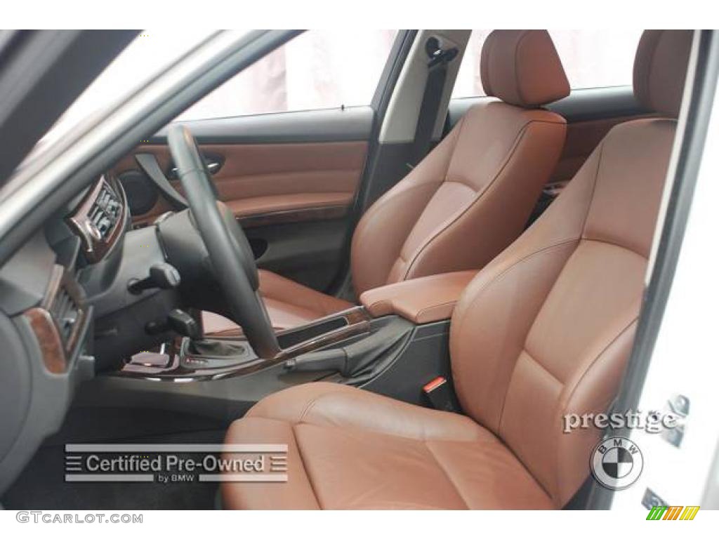 2006 3 Series 330xi Sedan - Alpine White / Terra/Black Dakota Leather photo #15
