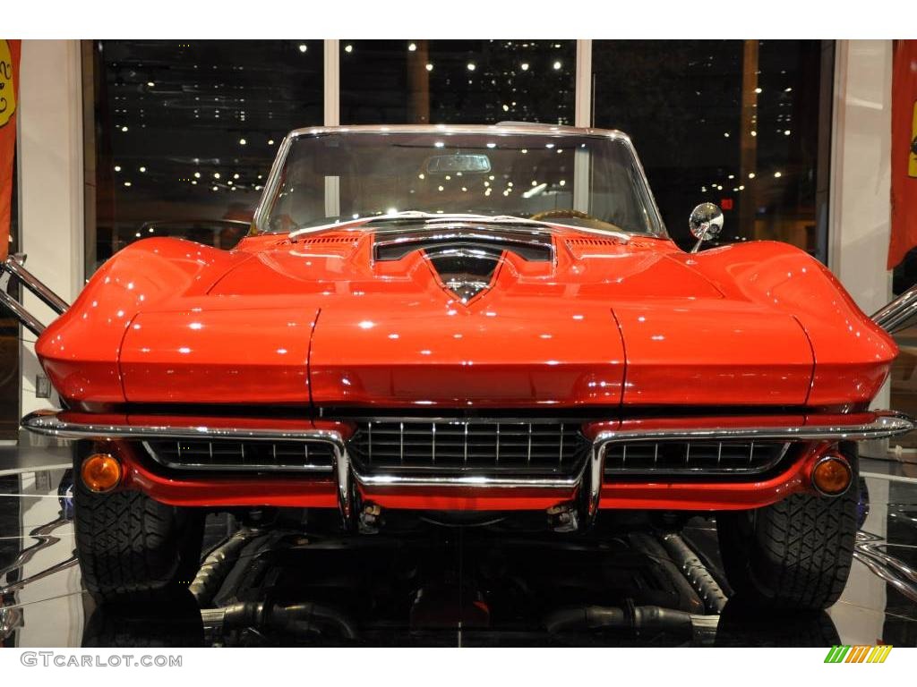 1966 Corvette Sting Ray Convertible - Rally Red / Black photo #2