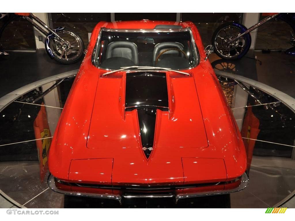 1966 Corvette Sting Ray Convertible - Rally Red / Black photo #9