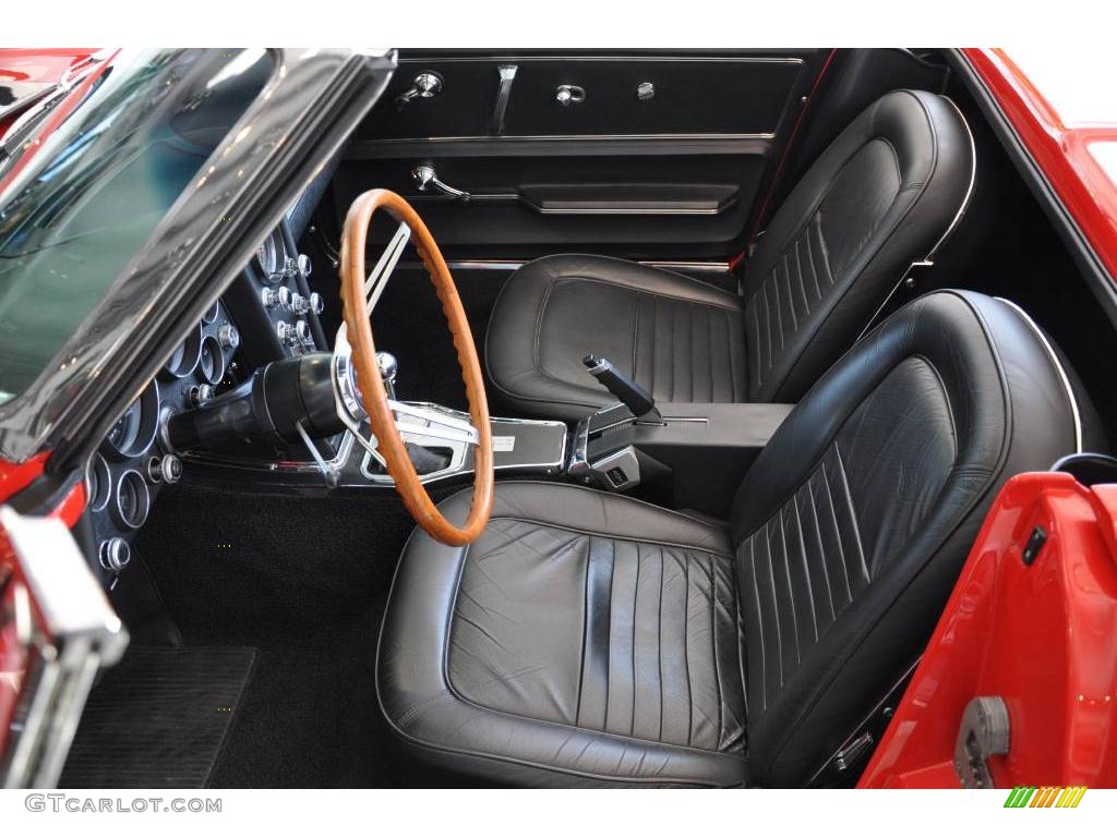 1966 Corvette Sting Ray Convertible - Rally Red / Black photo #18