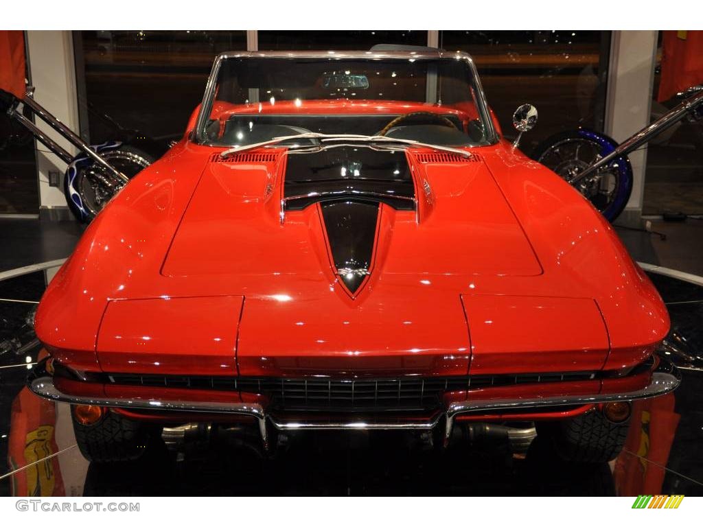 1966 Corvette Sting Ray Convertible - Rally Red / Black photo #19