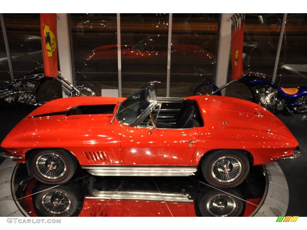 1966 Corvette Sting Ray Convertible - Rally Red / Black photo #26