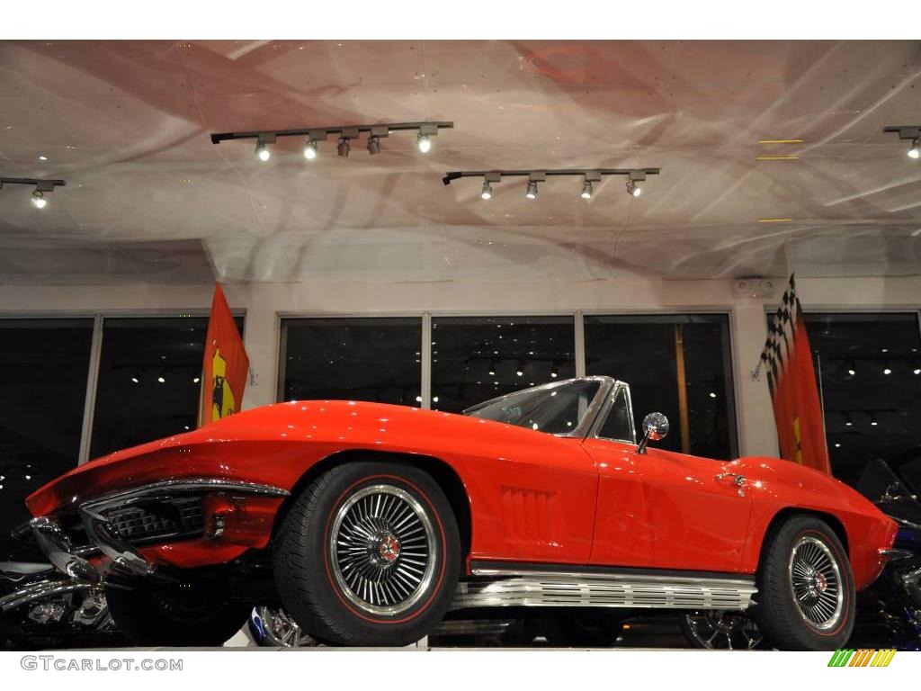 1966 Corvette Sting Ray Convertible - Rally Red / Black photo #27
