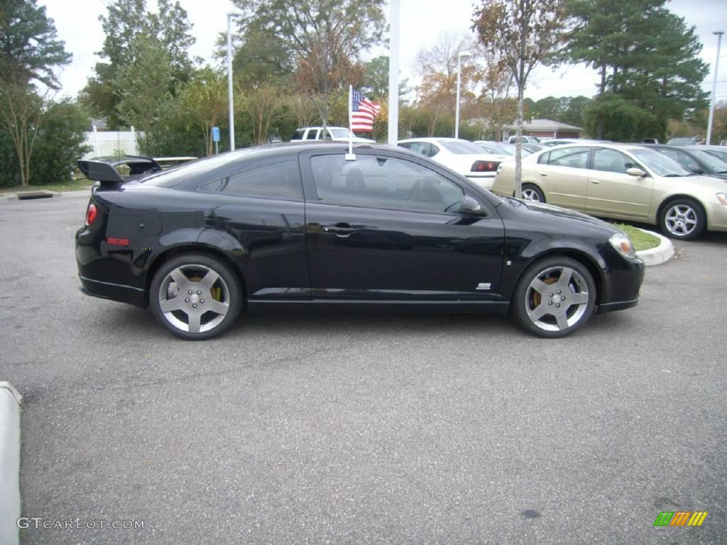 2006 Cobalt SS Supercharged Coupe - Black / Ebony/Red photo #8