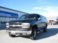 2002 Onyx Black Chevrolet Silverado 2500 LT Extended Cab 4x4  photo #2