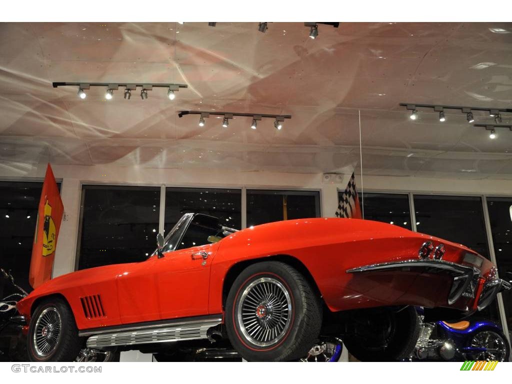1966 Corvette Sting Ray Convertible - Rally Red / Black photo #42