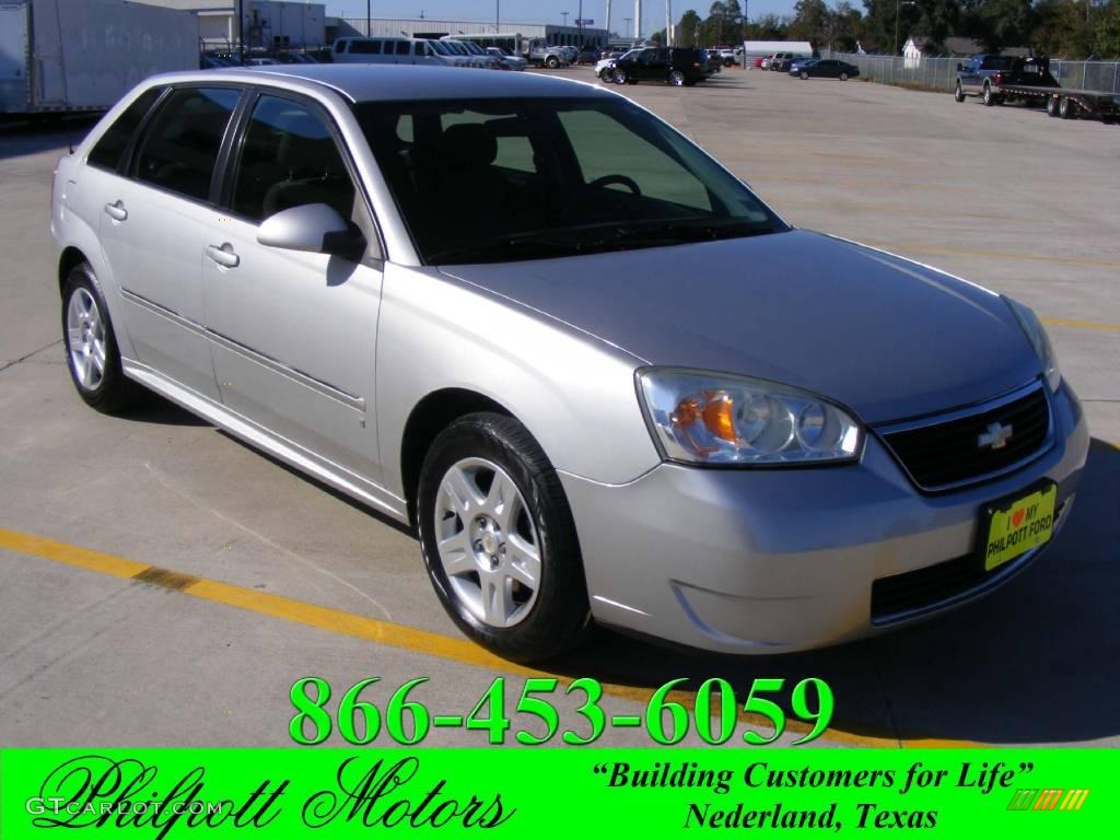 2006 Malibu Maxx LT Wagon - Silverstone Metallic / Ebony Black photo #1