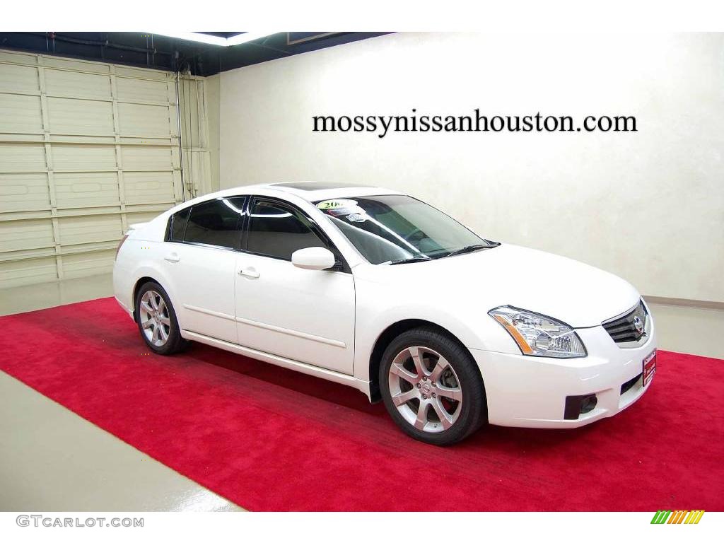 Winter Frost Pearl Nissan Maxima