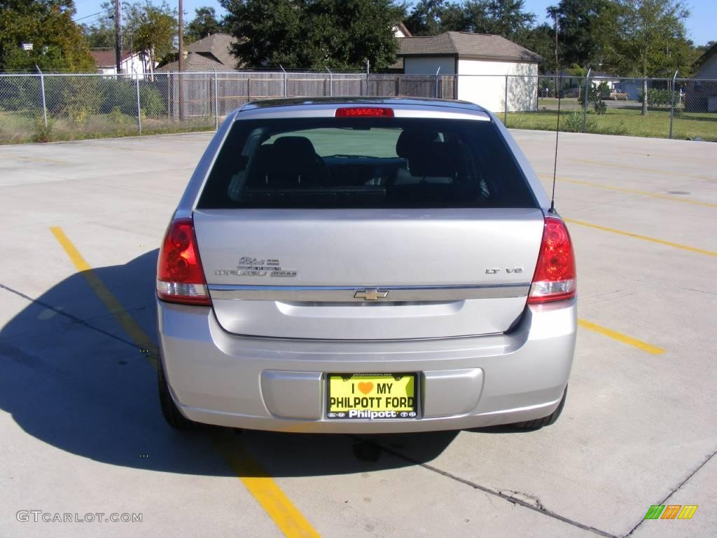 2006 Malibu Maxx LT Wagon - Silverstone Metallic / Ebony Black photo #4