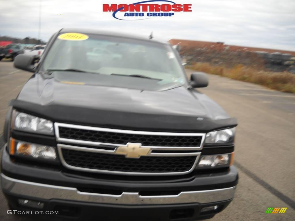 2007 Silverado 1500 Classic LT Extended Cab 4x4 - Black / Tan photo #22