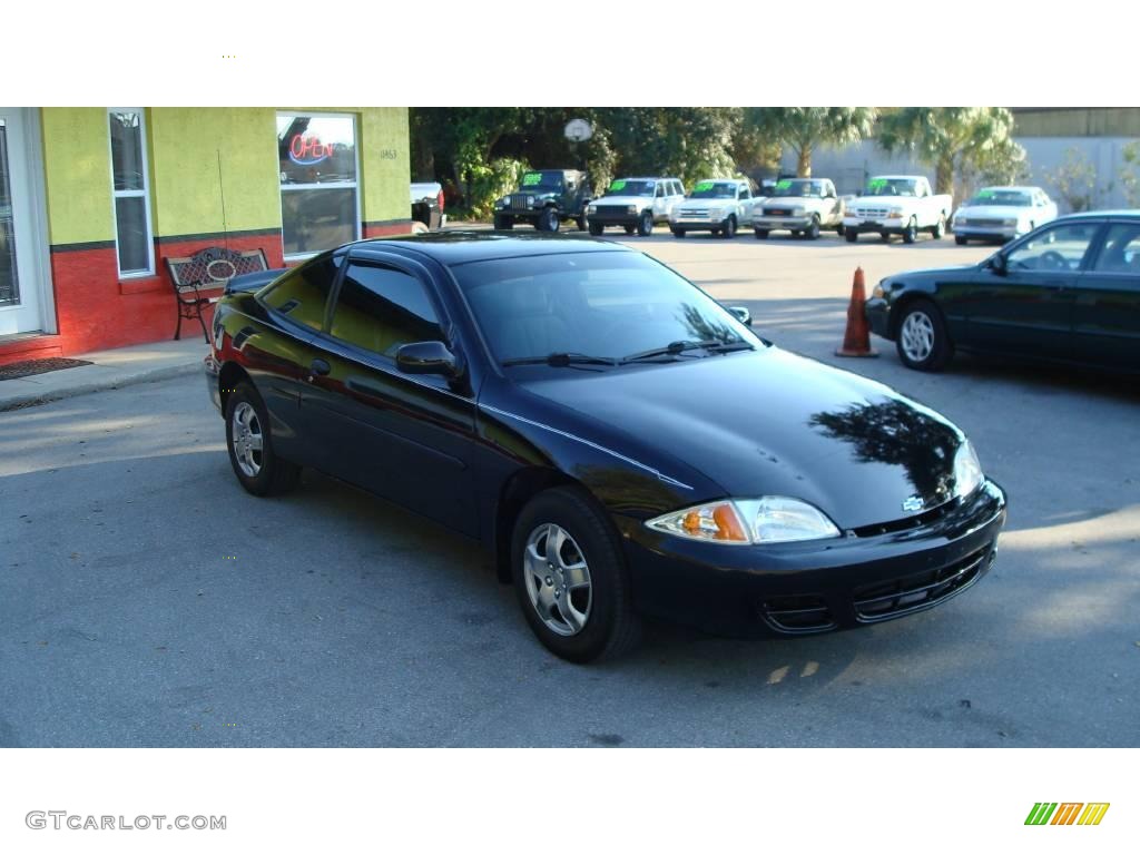 2002 Cavalier Coupe - Black / Graphite photo #3