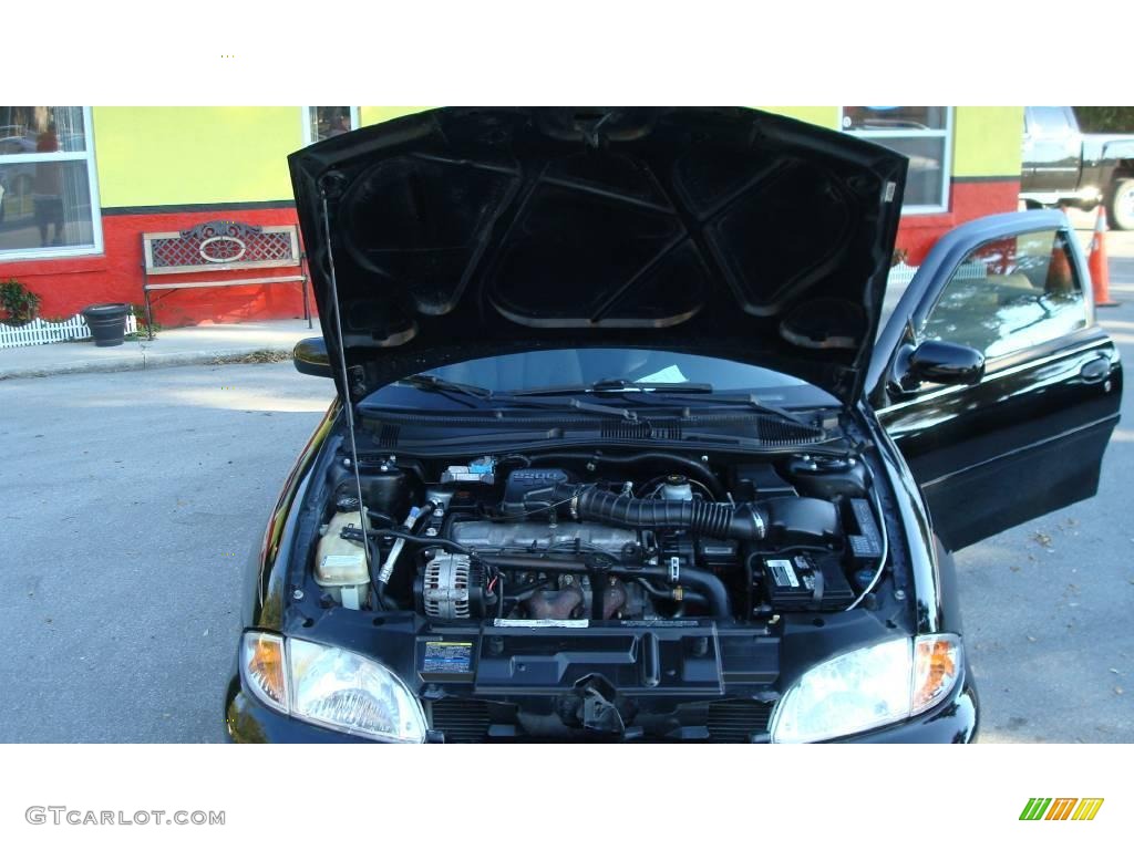 2002 Cavalier Coupe - Black / Graphite photo #19