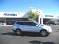 2010 Silver Ice Metallic Chevrolet Traverse LT  photo #1