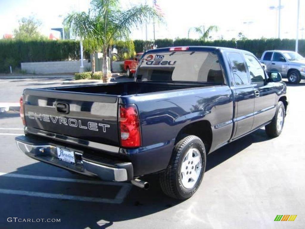 2006 Silverado 1500 Work Truck Extended Cab - Dark Blue Metallic / Dark Charcoal photo #9