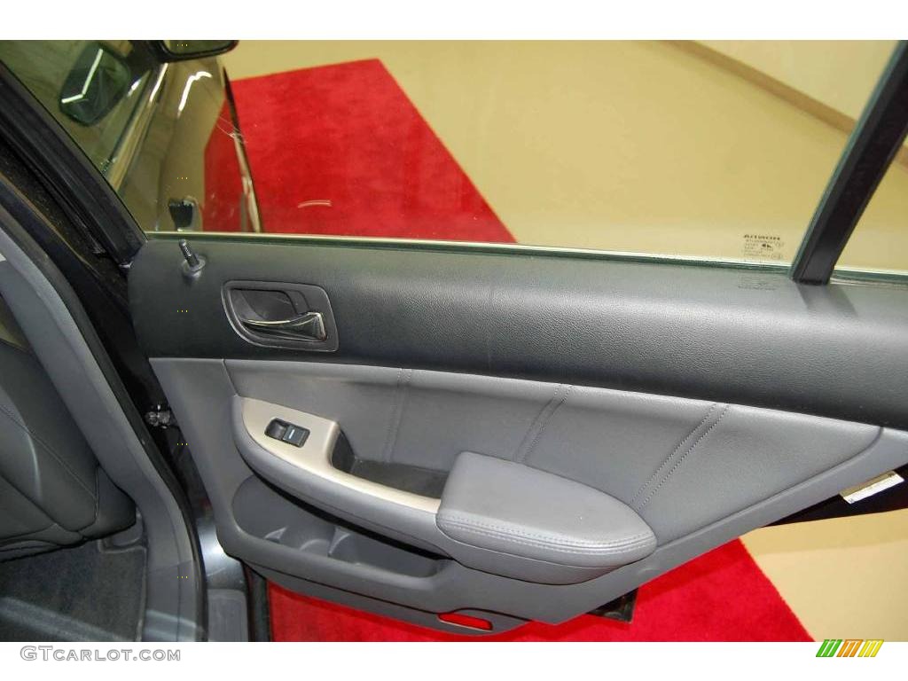 2005 Accord EX-L Sedan - Graphite Pearl / Black photo #23