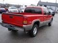 2001 Victory Red Chevrolet Silverado 1500 LS Extended Cab 4x4  photo #6