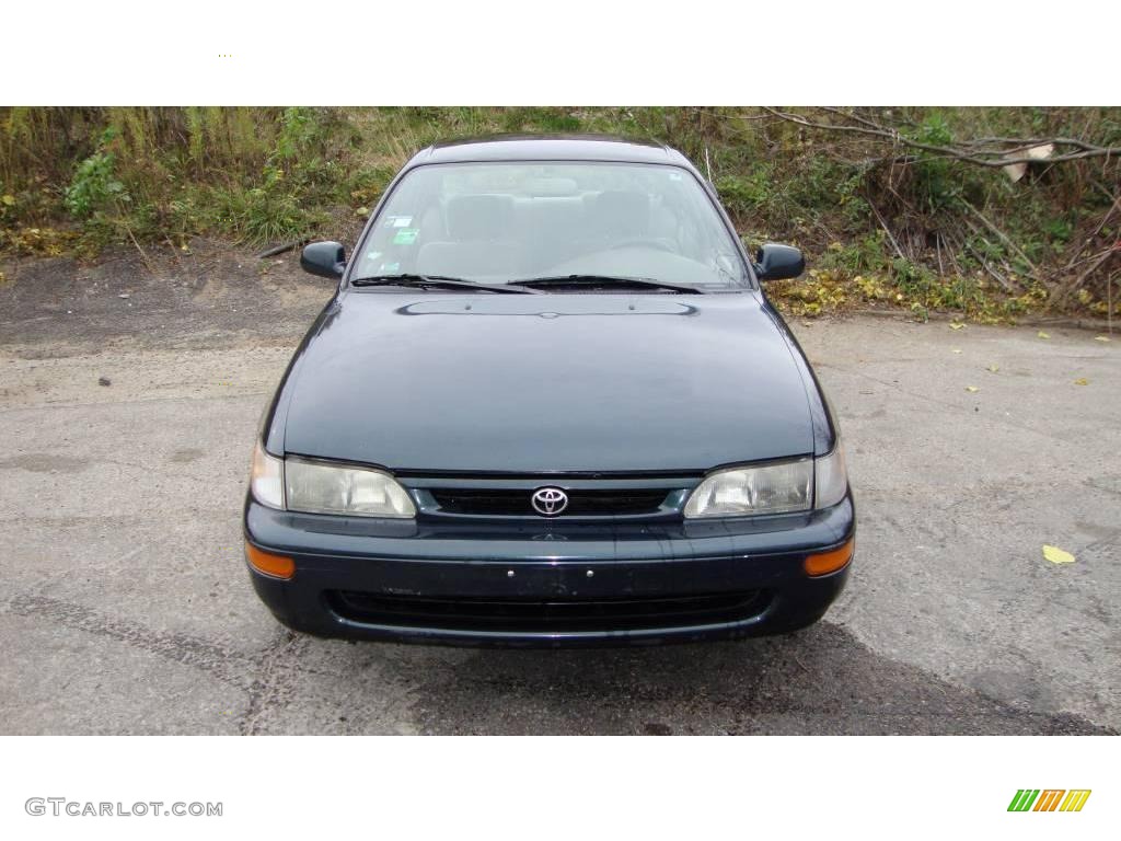 1997 Corolla DX - Dark Emerald Pearl Green Metallic / Gray photo #1