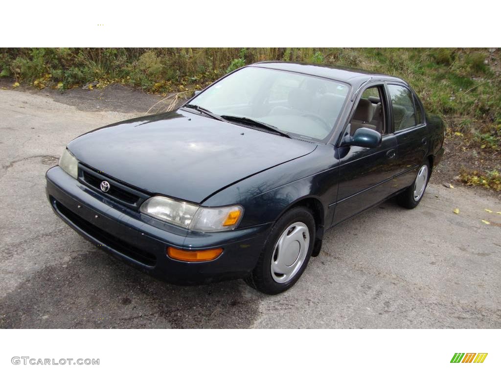Dark Emerald Pearl Green Metallic 1997 Toyota Corolla DX Exterior Photo #21800317