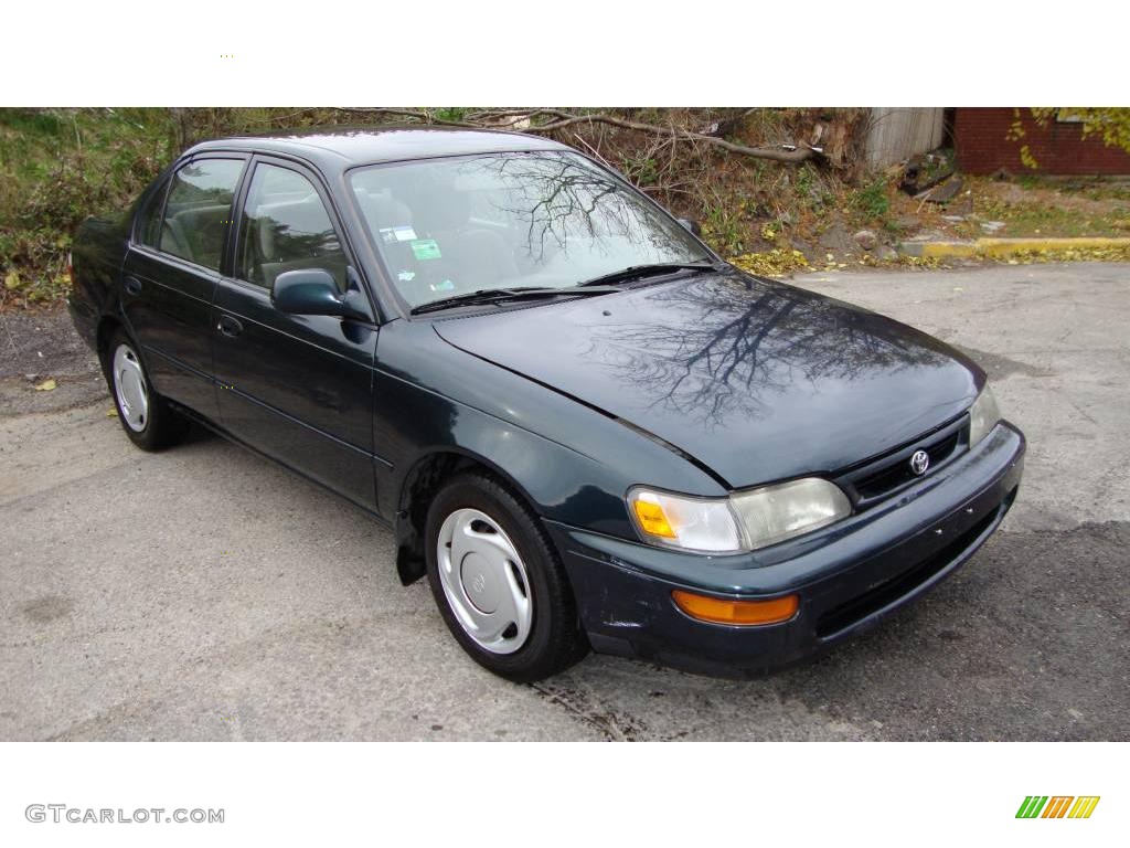 Dark Emerald Pearl Green Metallic 1997 Toyota Corolla DX Exterior Photo #21800341