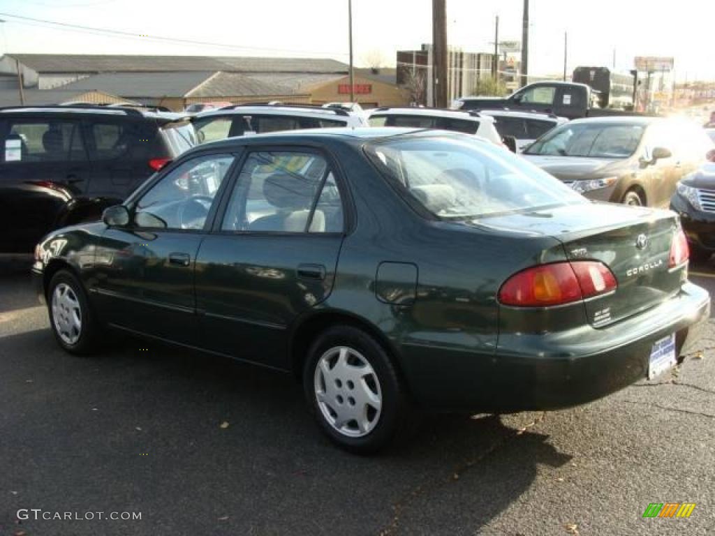 2000 Corolla LE - Woodland Green Pearl / Light Charcoal photo #5