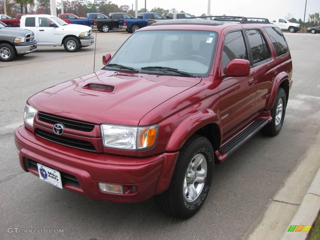 2002 4Runner Sport Edition - Sunfire Red Pearl / Gray photo #1