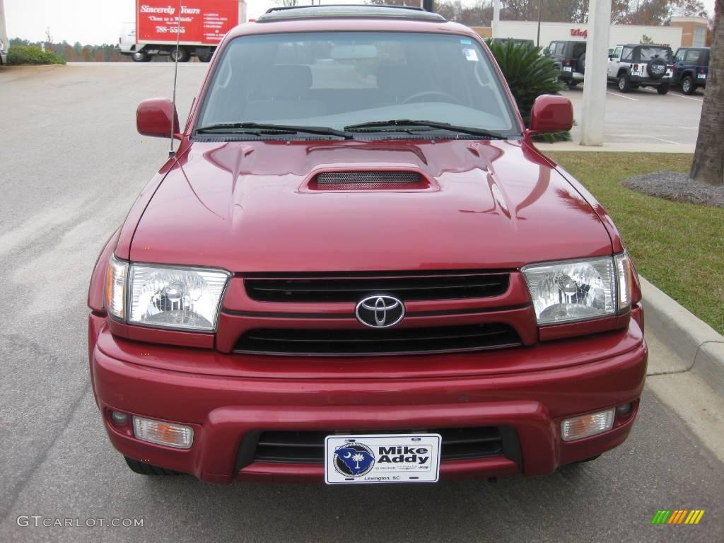 2002 4Runner Sport Edition - Sunfire Red Pearl / Gray photo #8