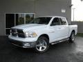 2010 Stone White Dodge Ram 1500 Big Horn Crew Cab  photo #2