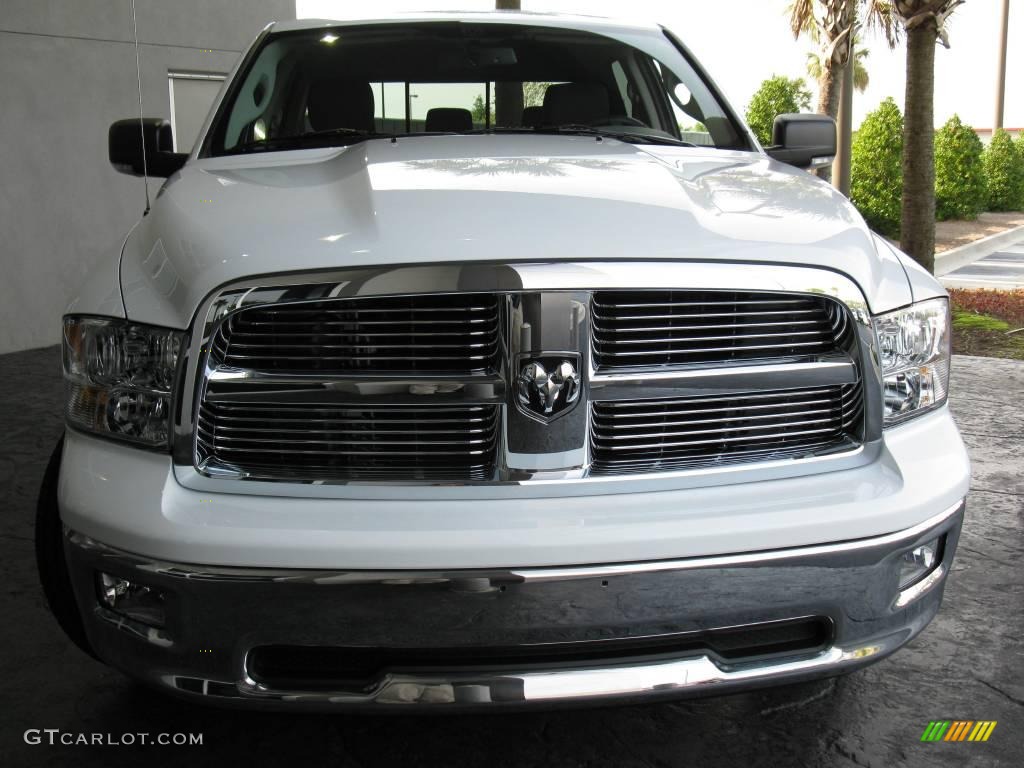 2010 Ram 1500 Big Horn Crew Cab - Stone White / Dark Slate/Medium Graystone photo #3