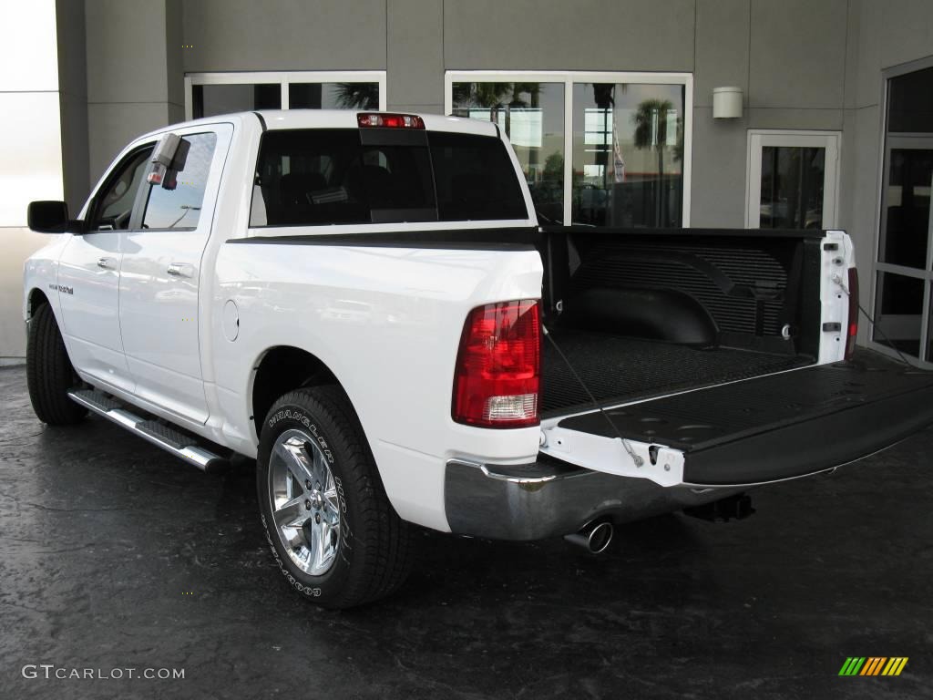 2010 Ram 1500 Big Horn Crew Cab - Stone White / Dark Slate/Medium Graystone photo #9