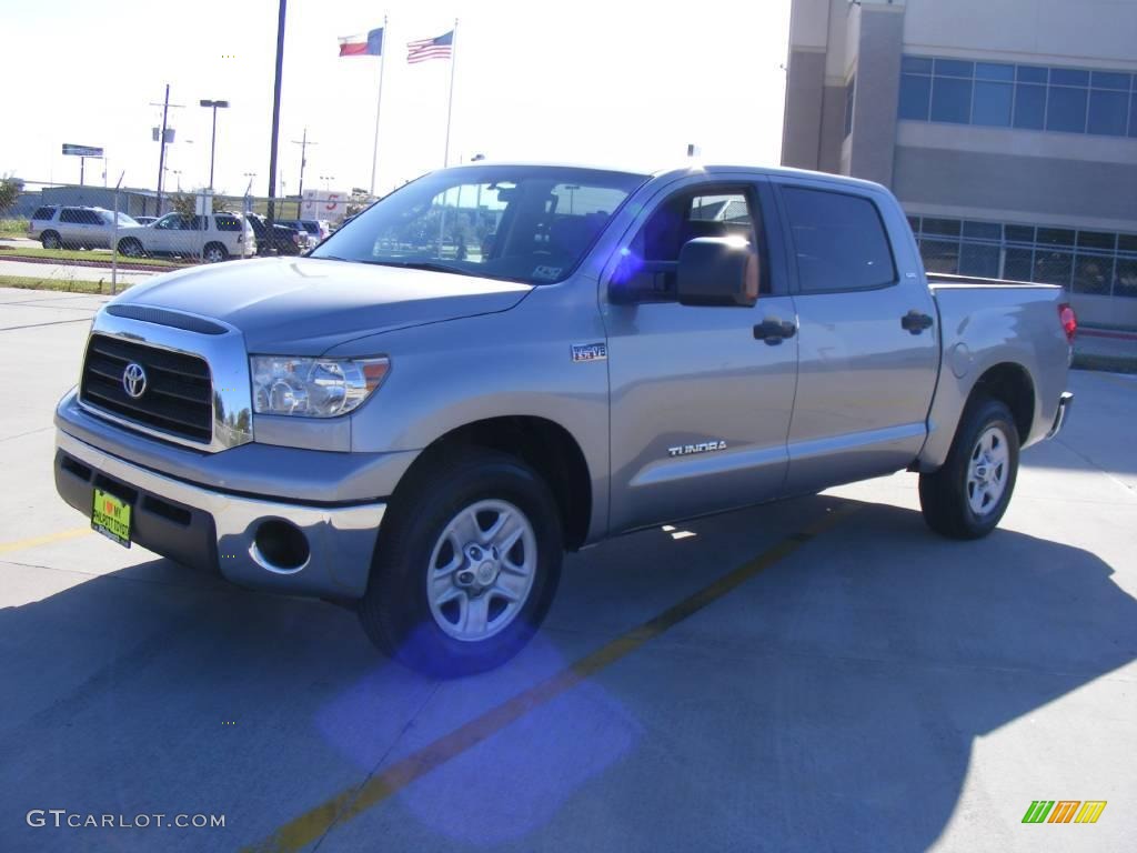 2007 Tundra SR5 CrewMax - Silver Sky Metallic / Graphite Gray photo #7