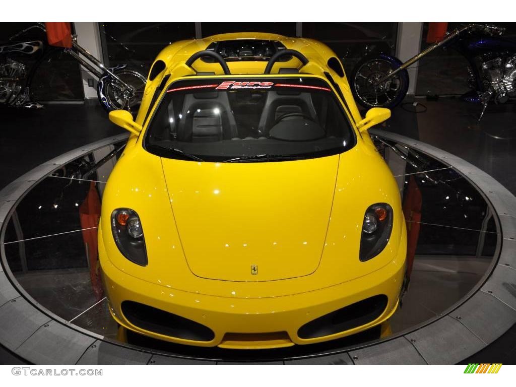 2007 F430 Spider F1 - Giallo Modena DS (Yellow) / Nero photo #2