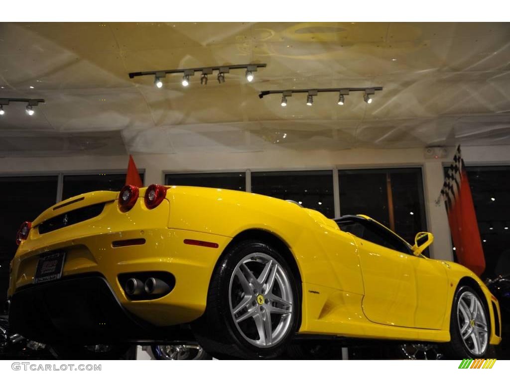 2007 F430 Spider F1 - Giallo Modena DS (Yellow) / Nero photo #14