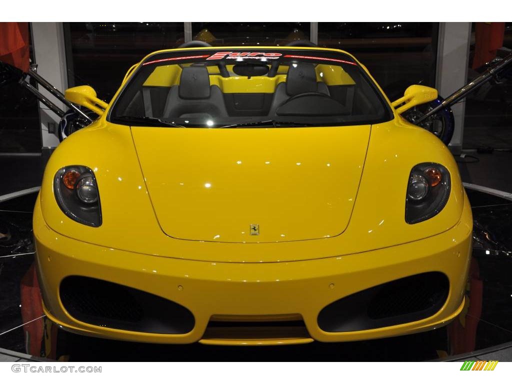 2007 F430 Spider F1 - Giallo Modena DS (Yellow) / Nero photo #21