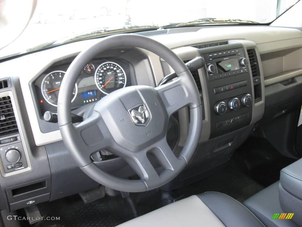 2010 Ram 1500 ST Regular Cab - Stone White / Dark Slate/Medium Graystone photo #18