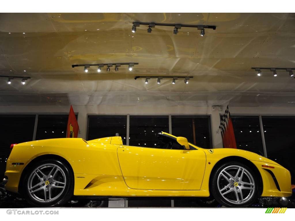 2007 F430 Spider F1 - Giallo Modena DS (Yellow) / Nero photo #28