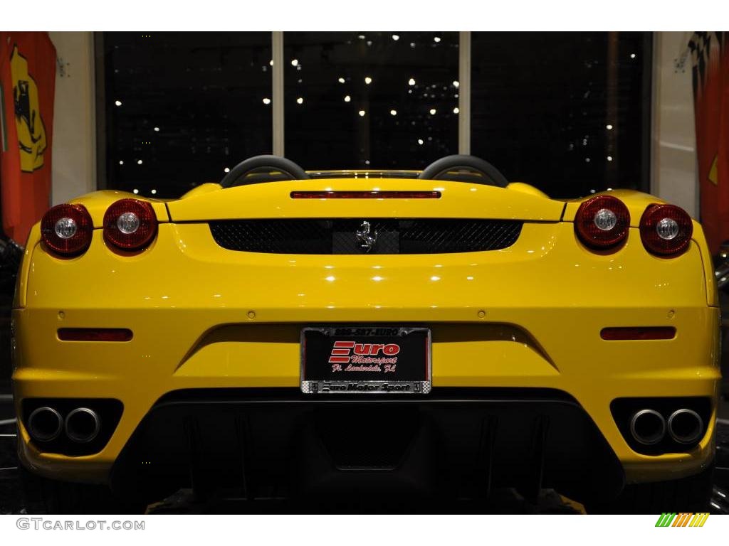 2007 F430 Spider F1 - Giallo Modena DS (Yellow) / Nero photo #29