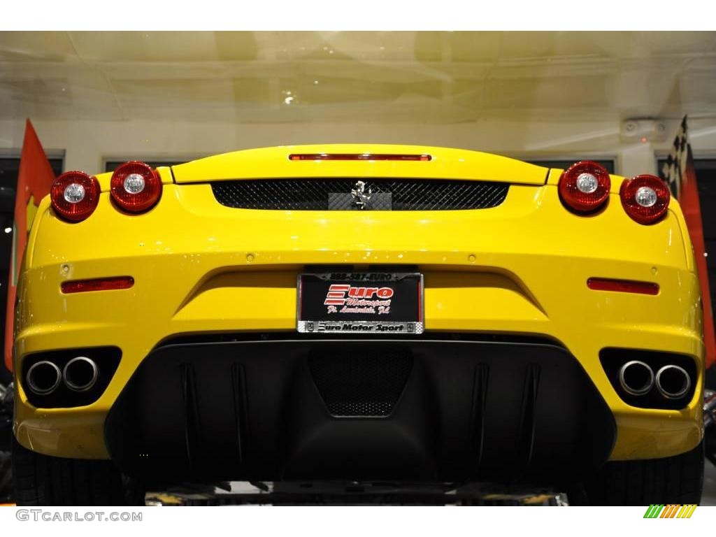 2007 F430 Spider F1 - Giallo Modena DS (Yellow) / Nero photo #34