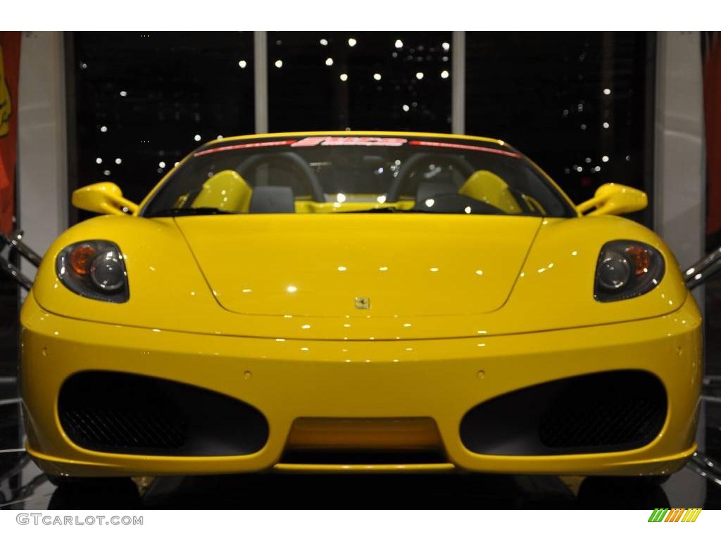 2007 F430 Spider F1 - Giallo Modena DS (Yellow) / Nero photo #38