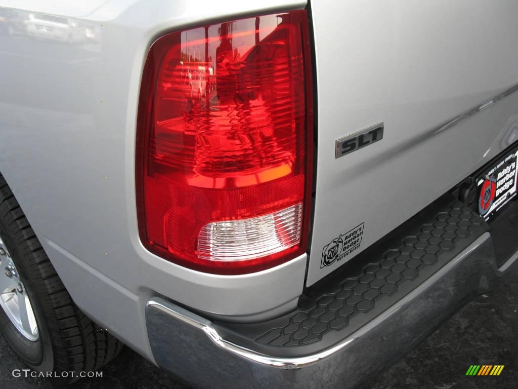 2010 Ram 1500 SLT Quad Cab - Bright Silver Metallic / Dark Slate/Medium Graystone photo #7