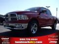 2010 Flame Red Dodge Ram 1500 Big Horn Crew Cab  photo #1