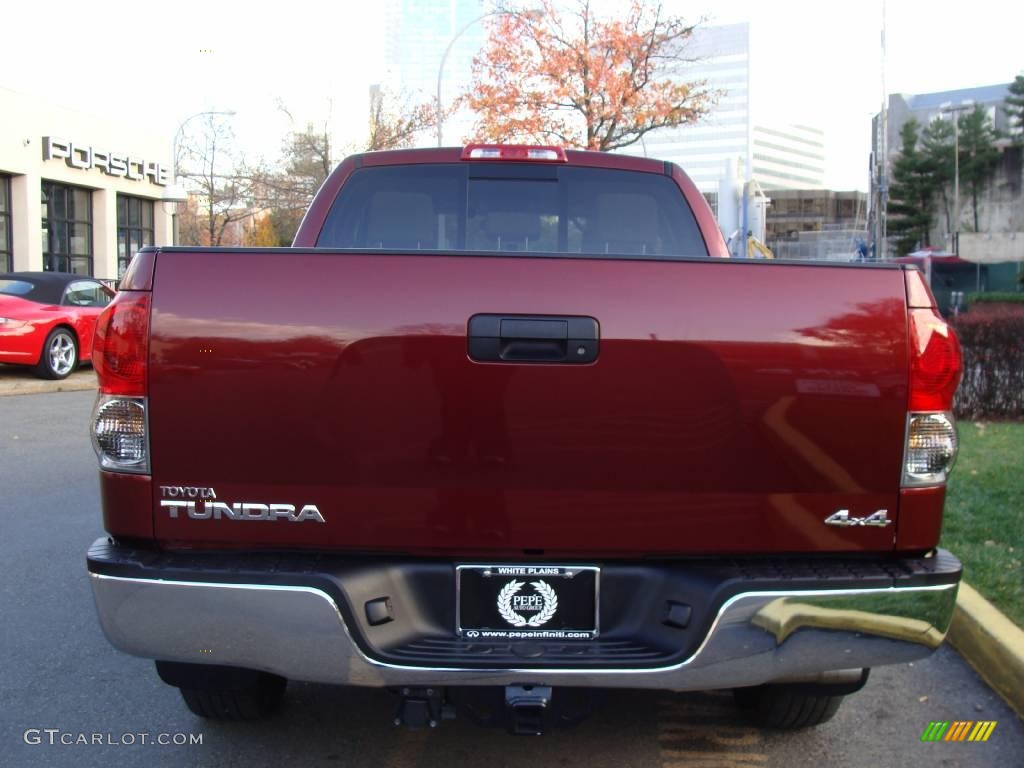 2008 Tundra Double Cab 4x4 - Radiant Red / Beige photo #6