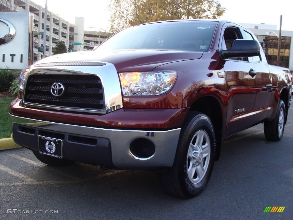 2008 Tundra Double Cab 4x4 - Radiant Red / Beige photo #27