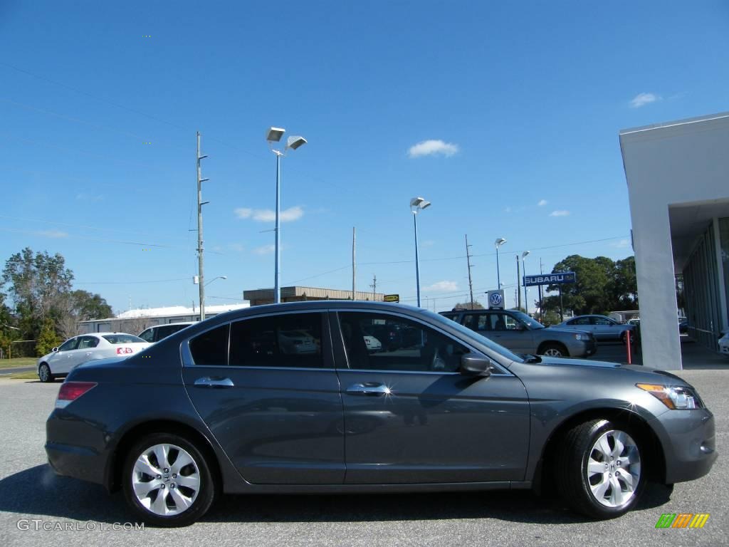 2008 Accord EX V6 Sedan - Polished Metal Metallic / Gray photo #6