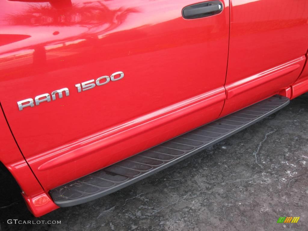 2004 Ram 1500 Sport Quad Cab - Flame Red / Dark Slate Gray photo #12