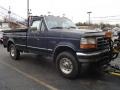 1996 Royal Blue Pearl Metallic Ford F250 XL Regular Cab 4x4  photo #9