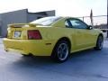 2002 Zinc Yellow Ford Mustang GT Coupe  photo #5