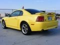 2002 Zinc Yellow Ford Mustang GT Coupe  photo #7