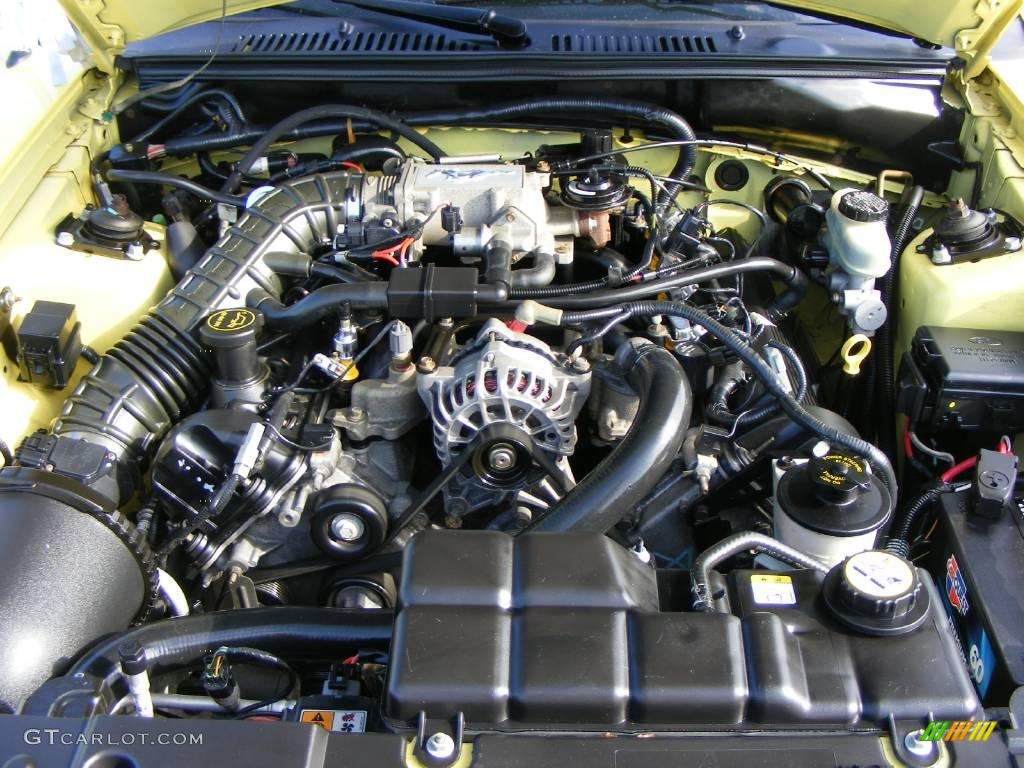 2002 Mustang GT Coupe - Zinc Yellow / Dark Charcoal photo #9